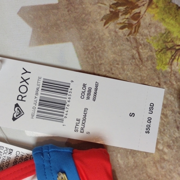 Roxy bikini hello July size small - Picture 3 of 8